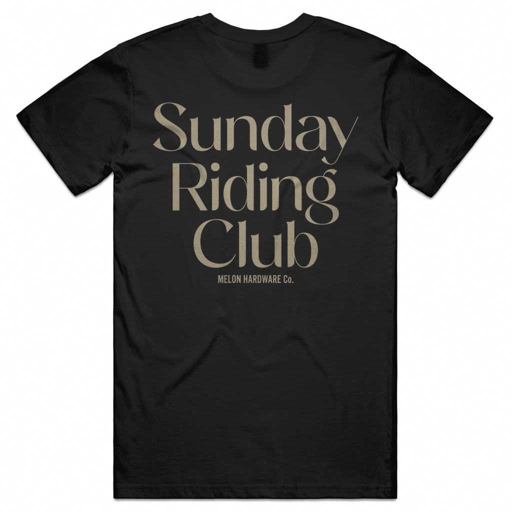 SUNDAY RIDING CLUB BLACK Tee