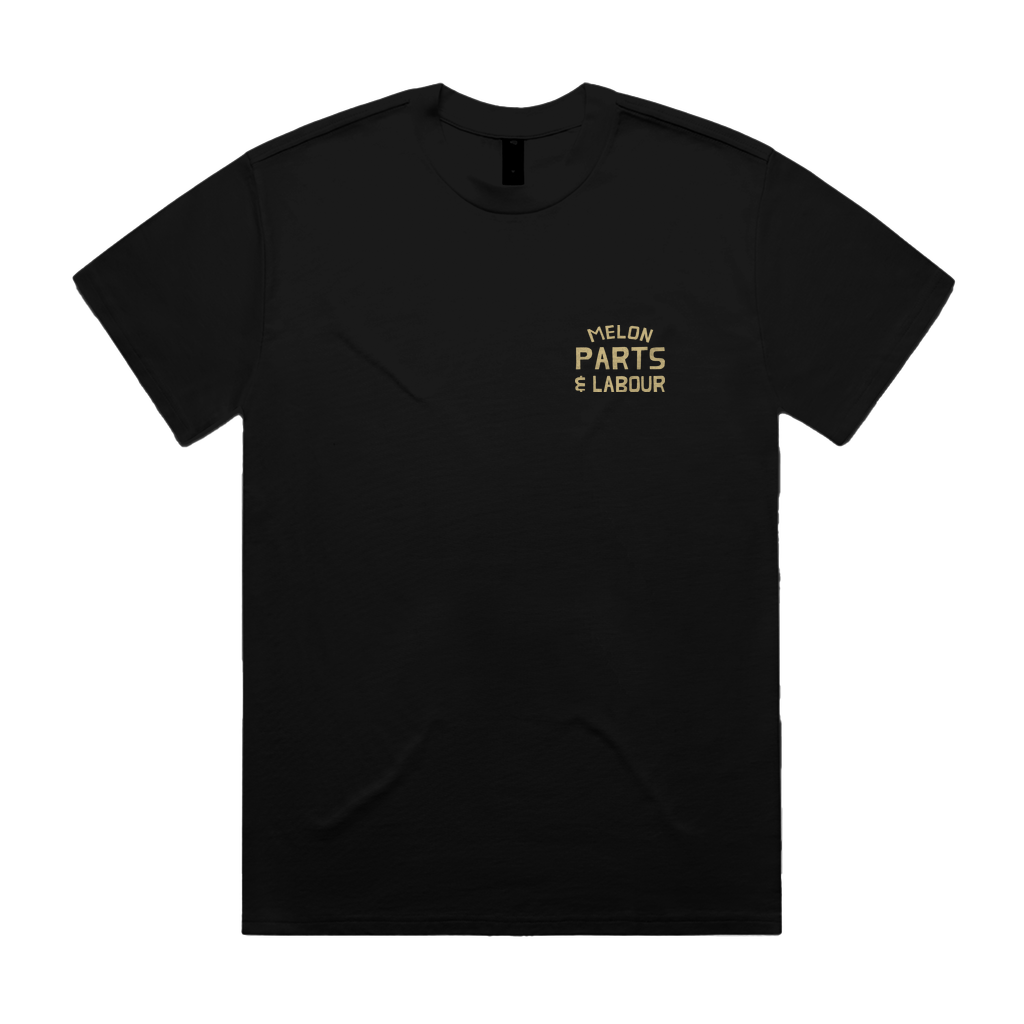 PARTS AND LABOUR BLACK Heavy Tee