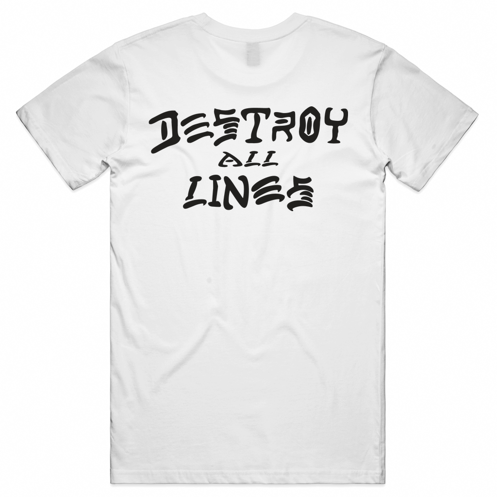 DESTROY LINES WHITE Tee