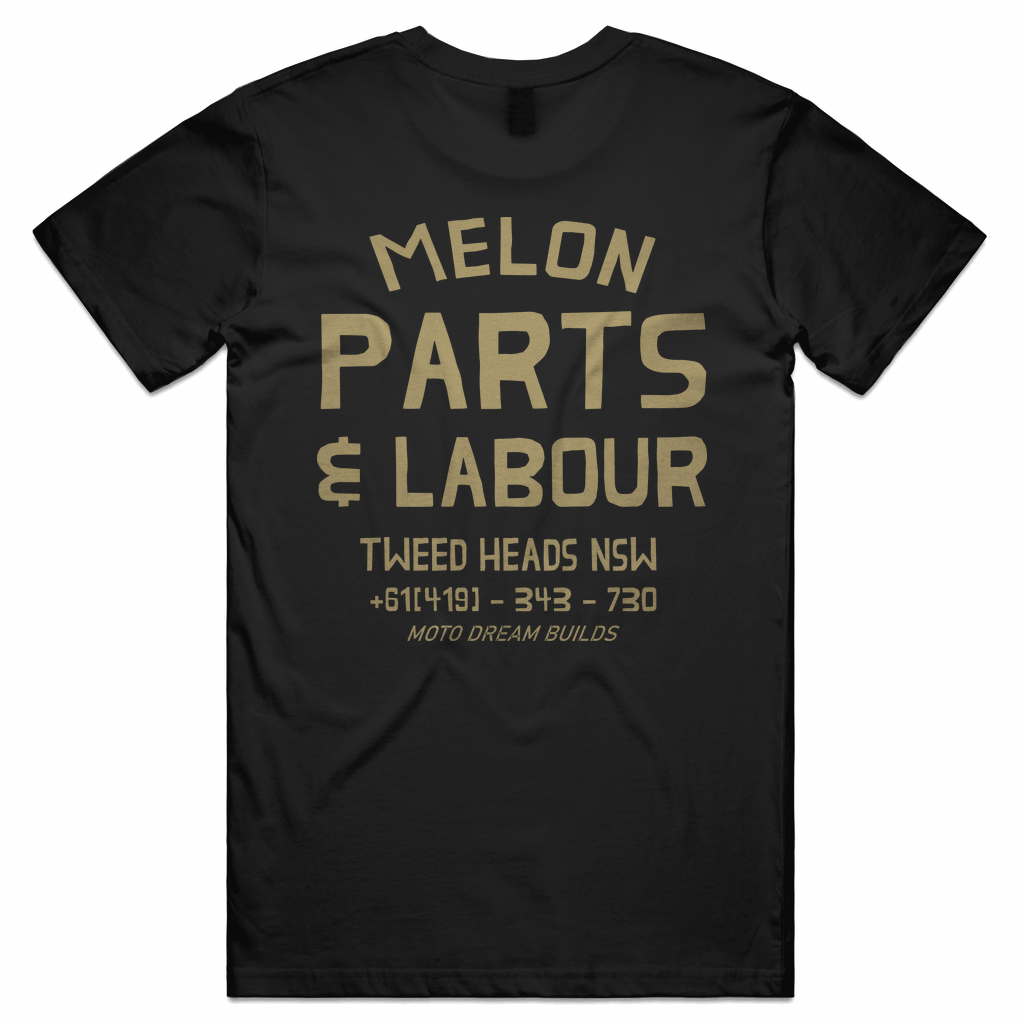 PARTS AND LABOUR BLACK Tee
