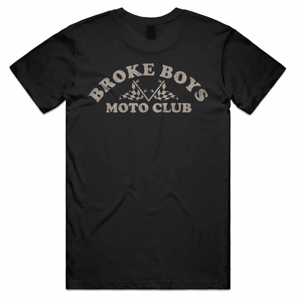 BROKE BOYS MOTO CLUB BLACK Tee