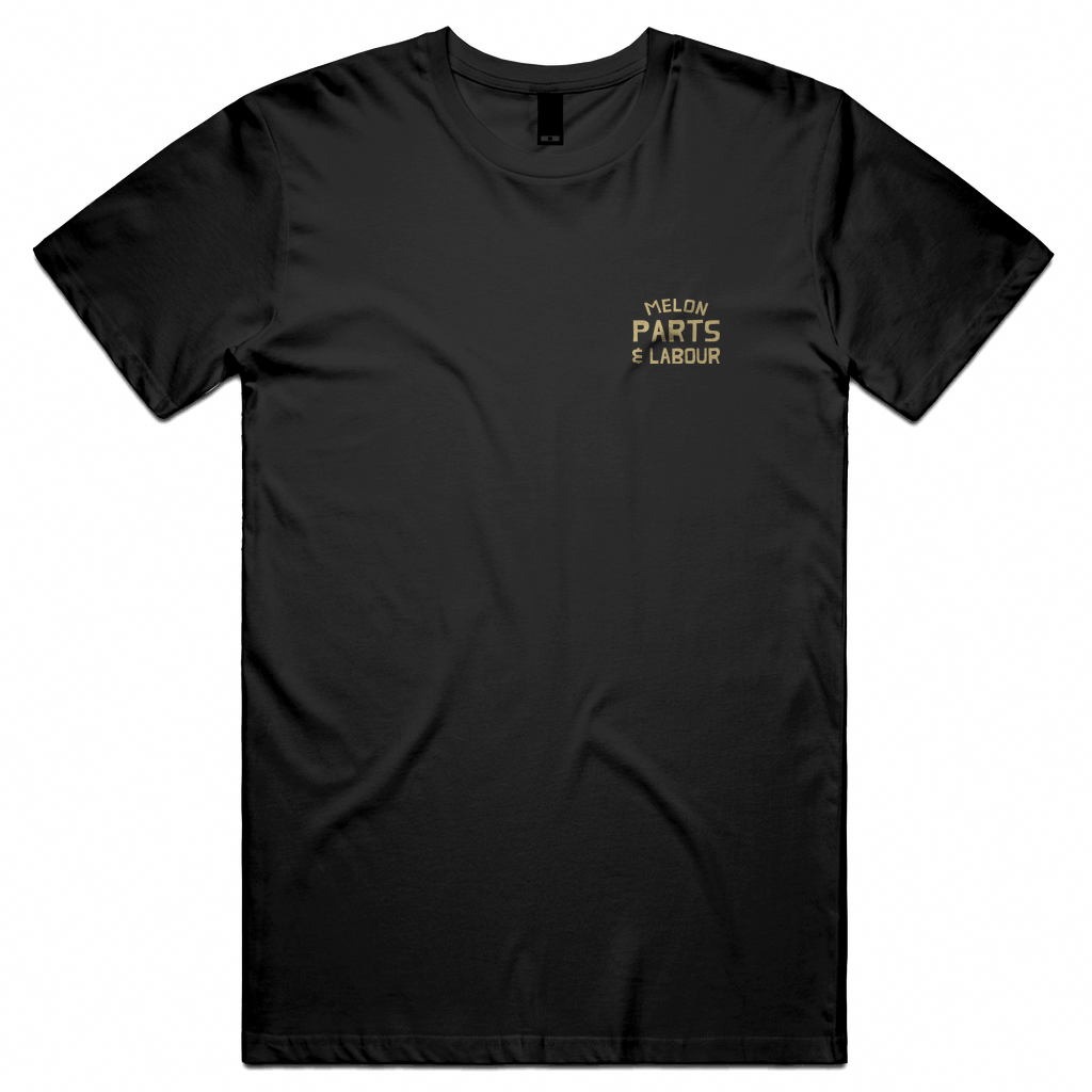 PARTS AND LABOUR BLACK Tee