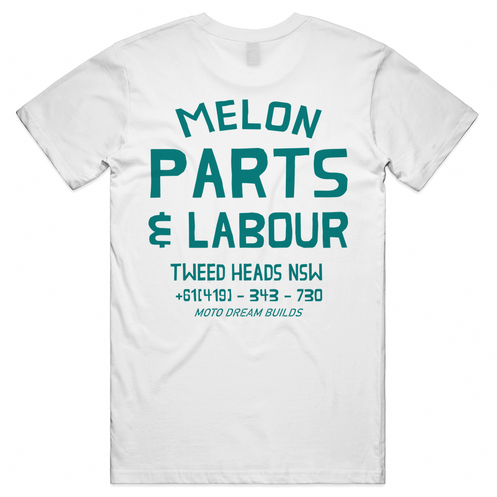 PARTS AND LABOUR WHITE Tee