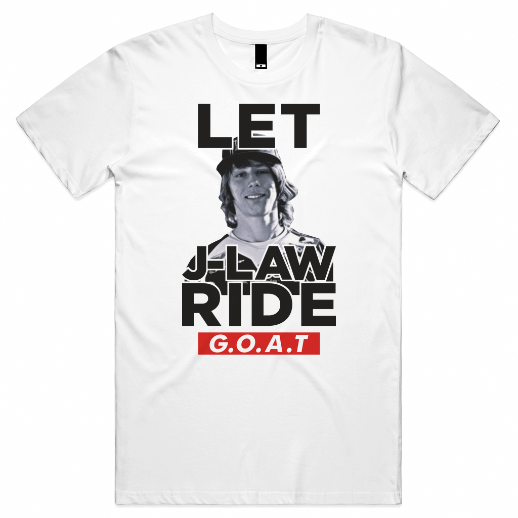 GOAT JLAW WHITE Tee