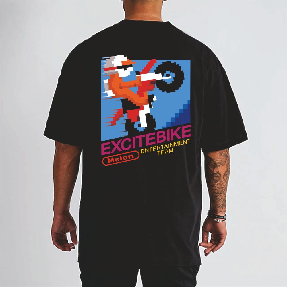 EXCITEBIKE BLACK Tee