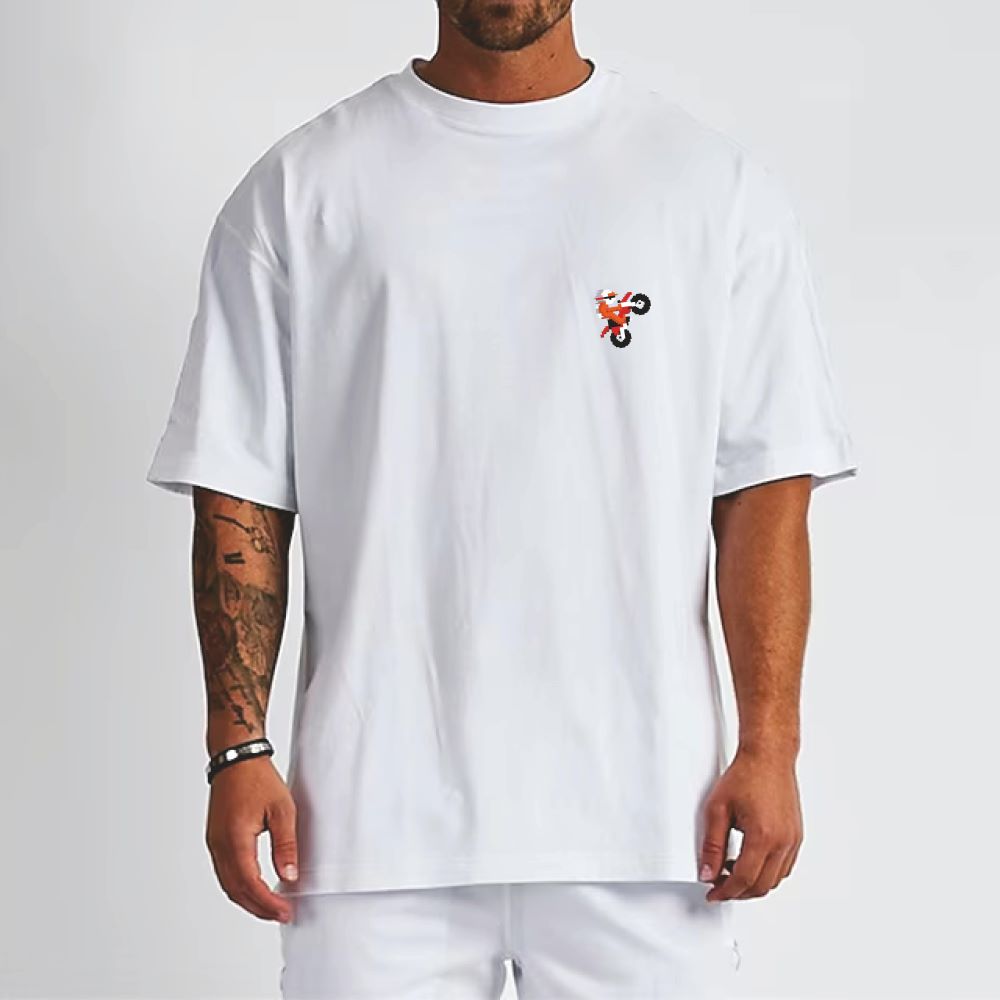 EXCITEBIKE WHITE Tee
