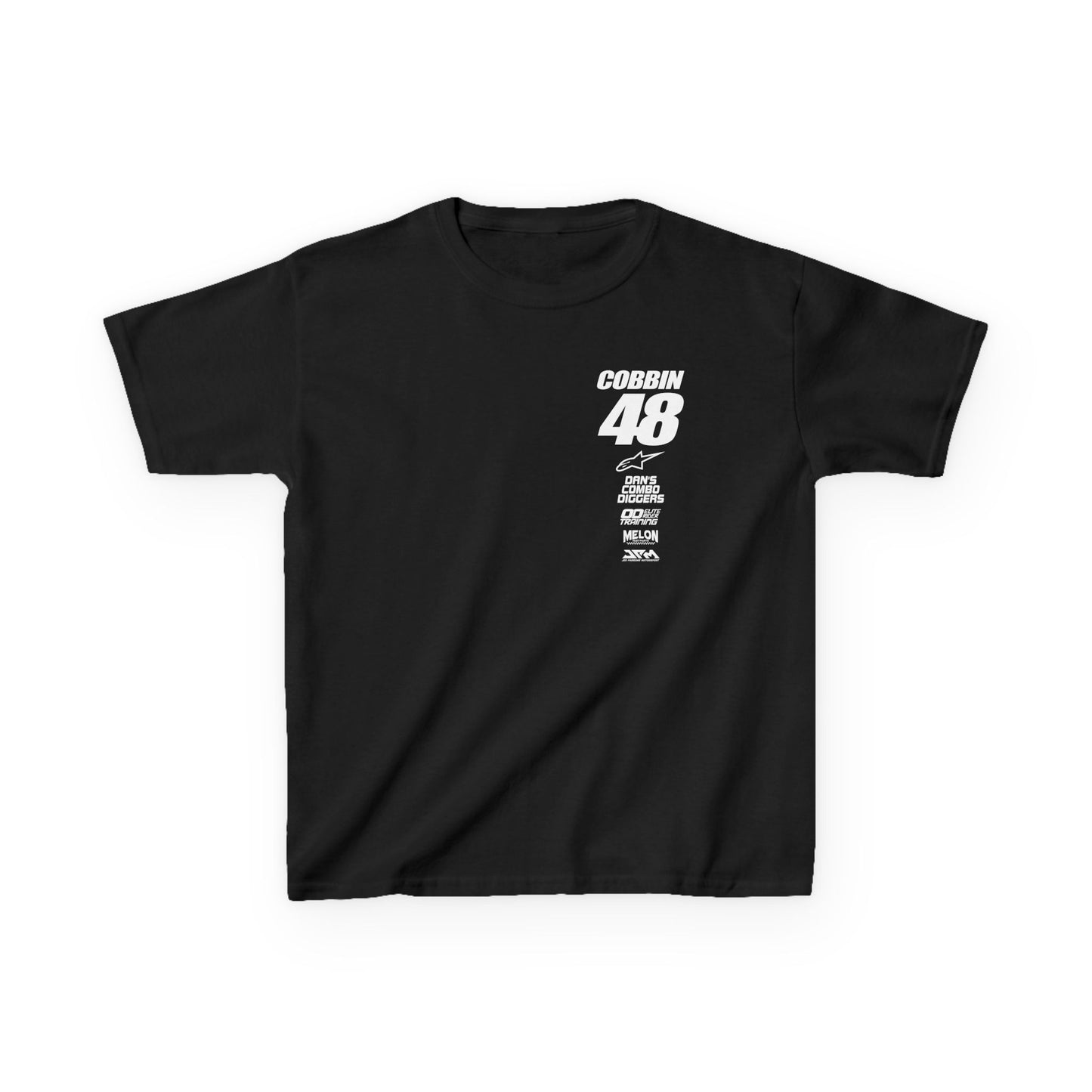 Custom Motocross Supporter Adult Tee Your Name, Number & Logos