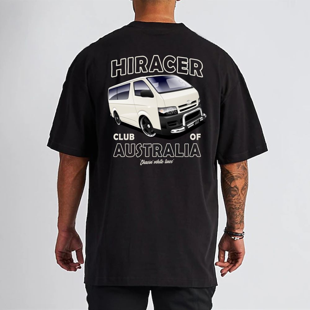 HIRACER CLUB BLACK Heavy Tee