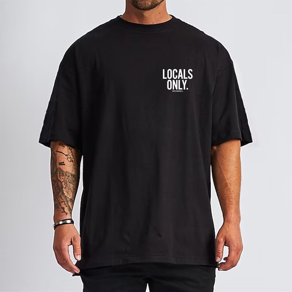 LOCALS ONLY BLACK Unisex Heavy Tee