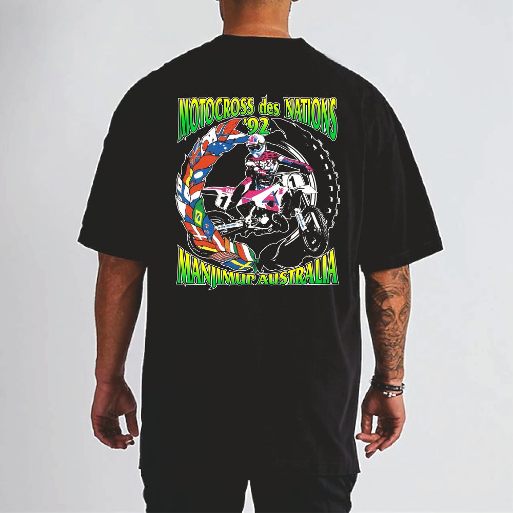 MANJI 92 Black Tee