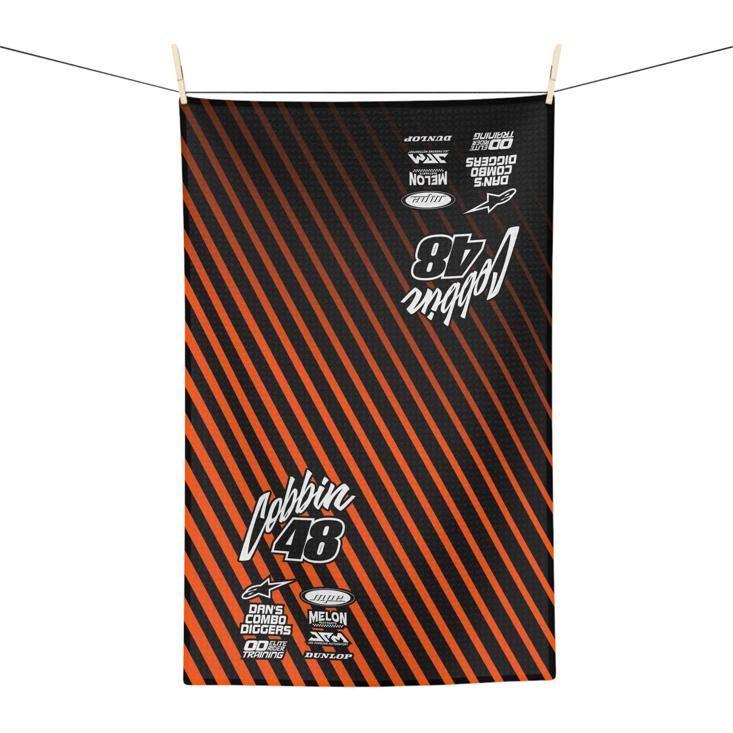 Custom Motocross Rider Podium Gym Towel