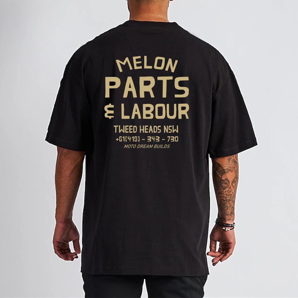 PARTS AND LABOUR BLACK Tee