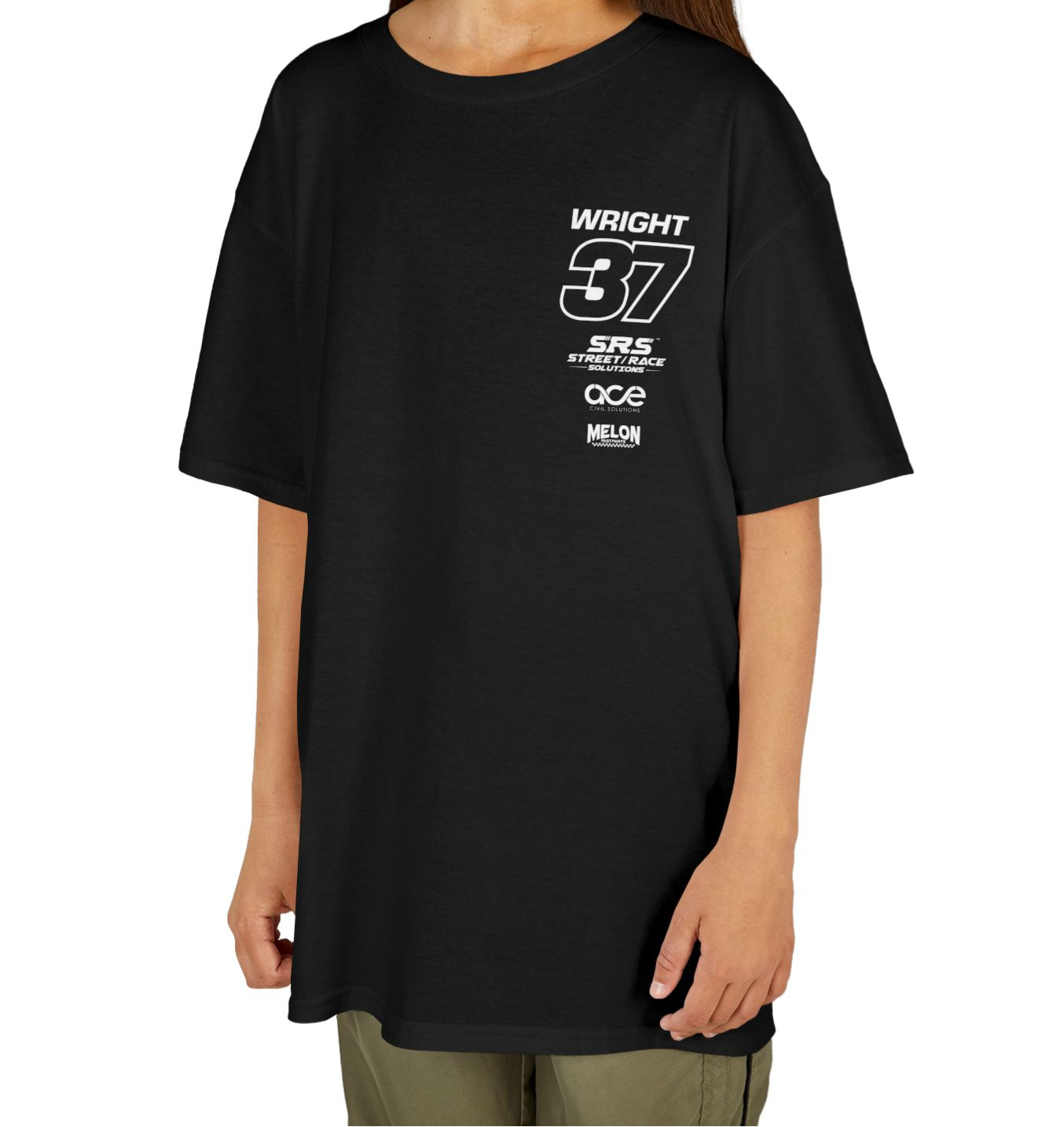 Custom Motocross Supporter Adult Tee Your Name, Number & Logos