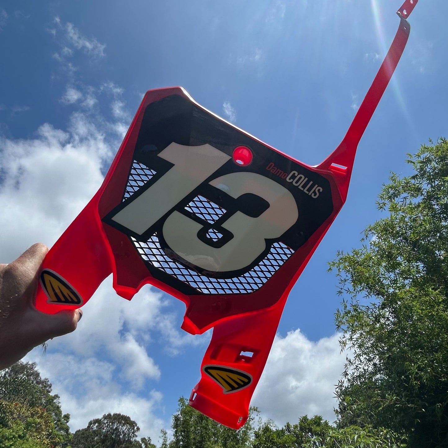 Vented Mesh Front Number Plate