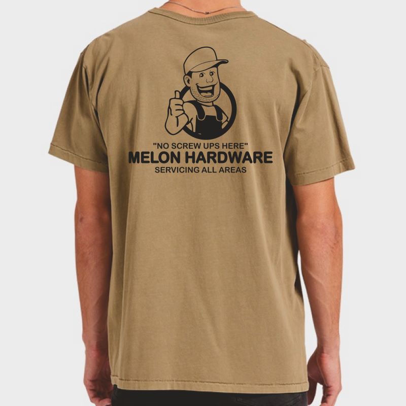 No Screw Ups Tan Tee