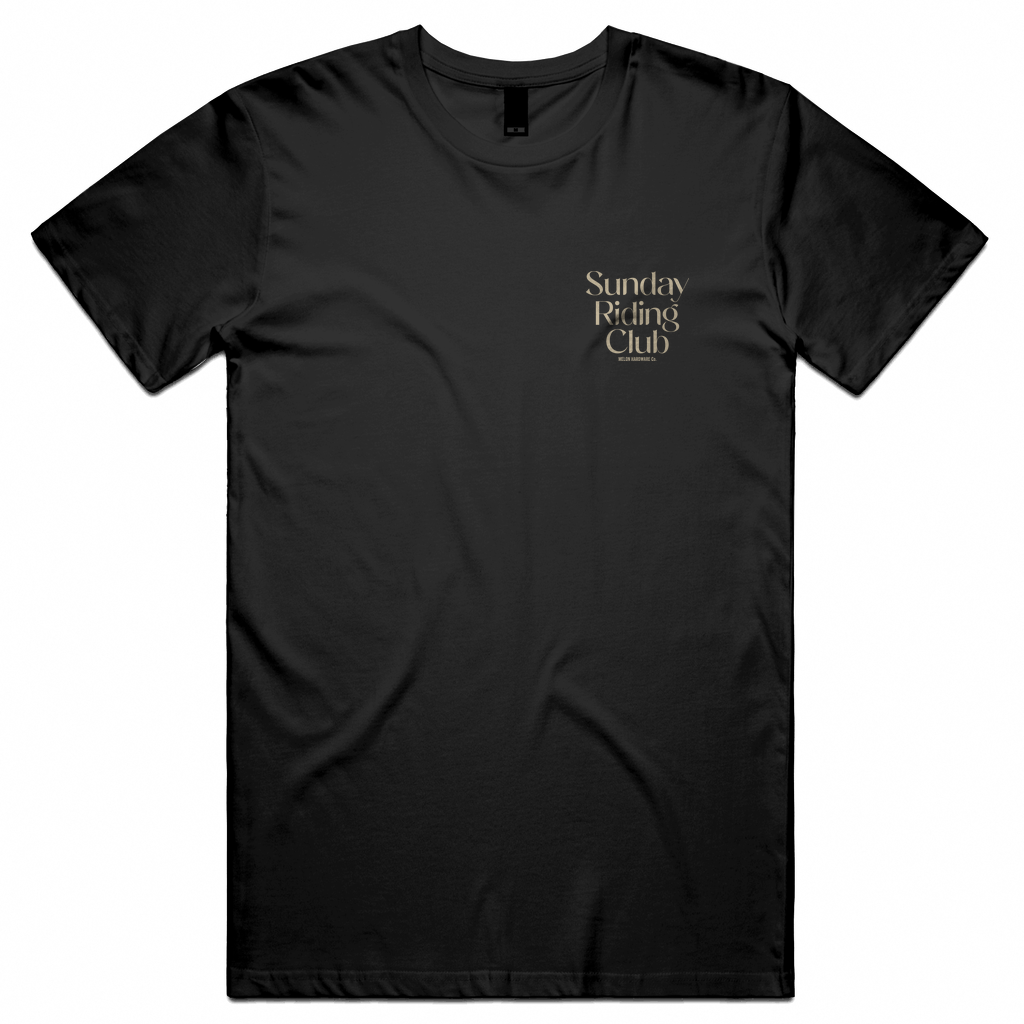 SUNDAY RIDING CLUB BLACK Tee