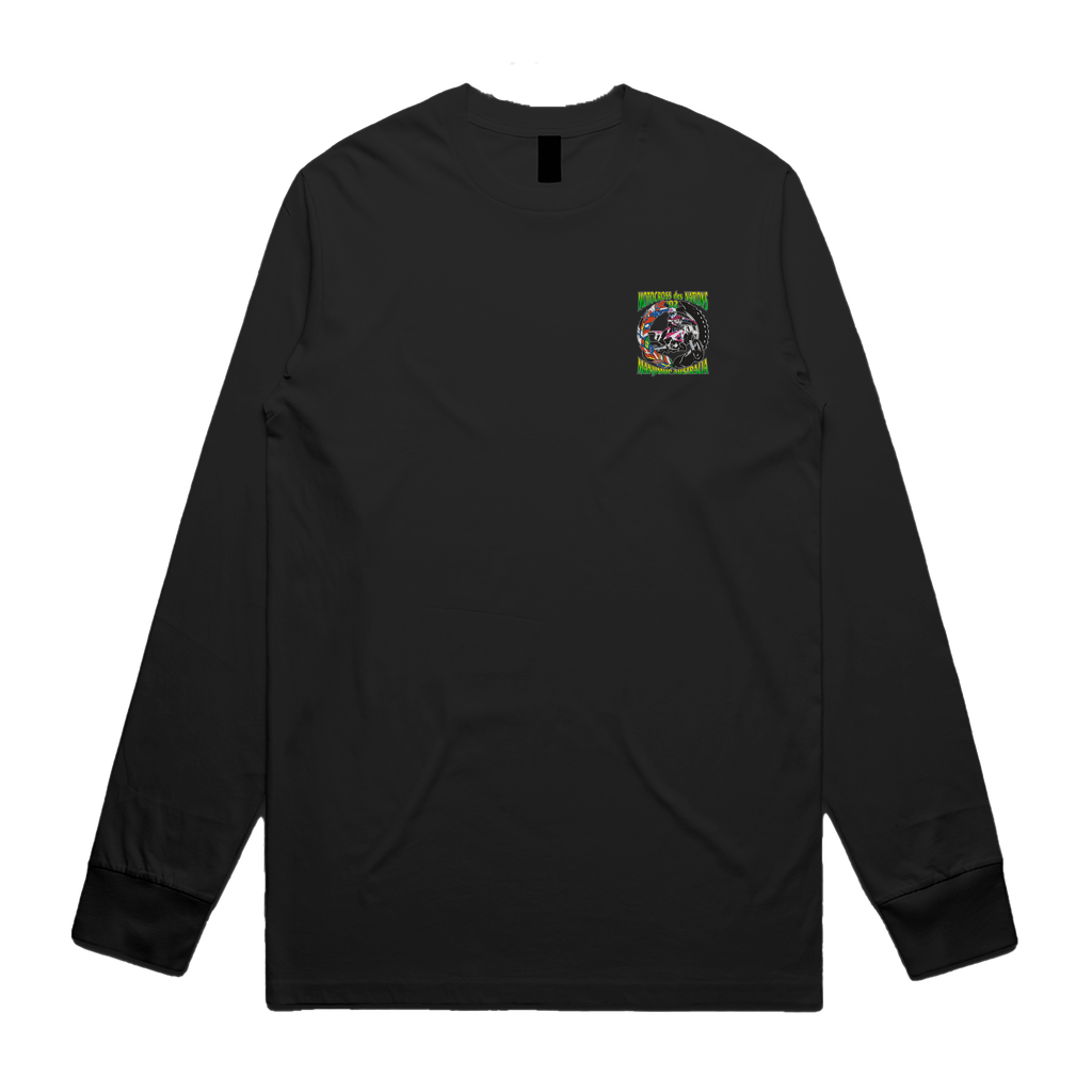 MANJI 92 BLACK Long Sleeve Tee