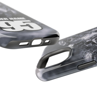 Custom Image Motocross Phone Case Personalized Rider Name & Number Magnetic Tough Phone Case