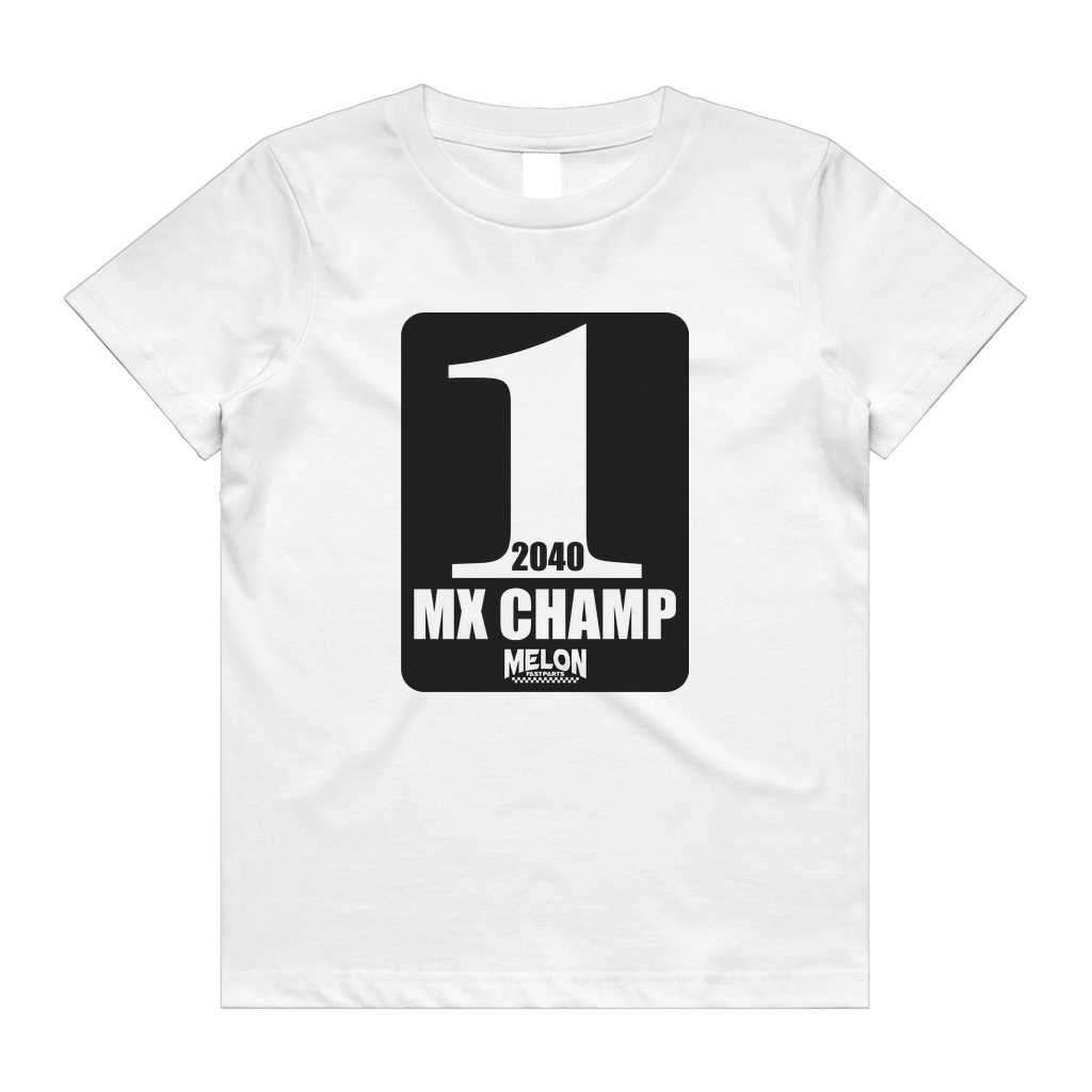 FUTURE MX CHAMP WHITE Kids/Youth Tee