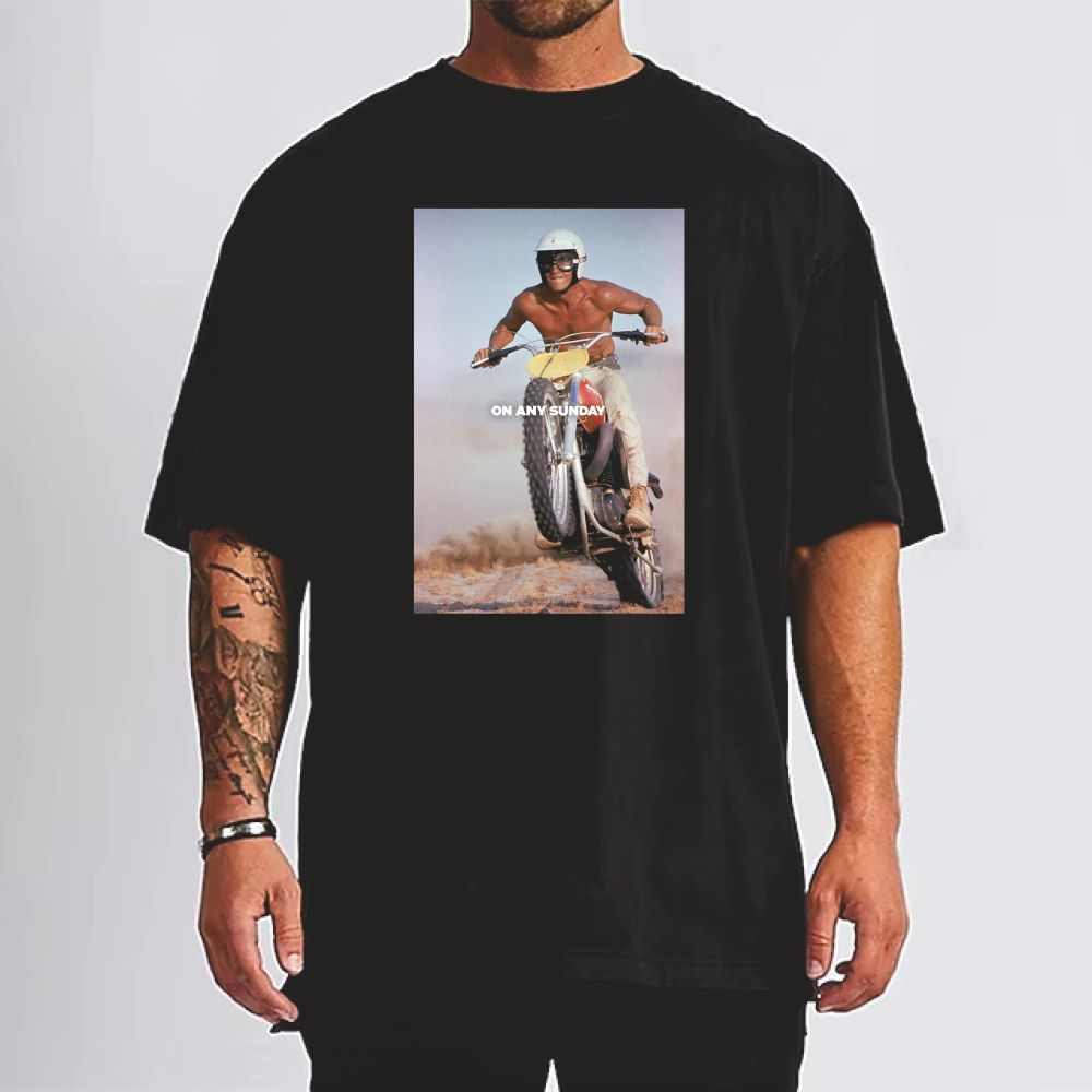 ON ANY SUNDAY MCQUEEN Tee