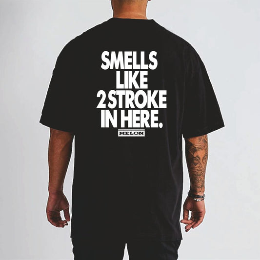 SMELLS LIKE 2STROKE BLACK Tee