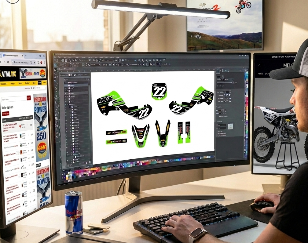 Custom Motocross Graphics Design