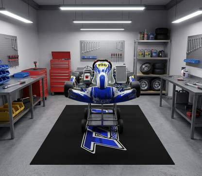 Custom Motocross Garage Mat: Non-Slip Dirt Bike Rug