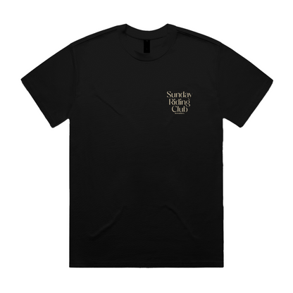 SUNDAY RIDING CLUB BLACK Heavy Tee